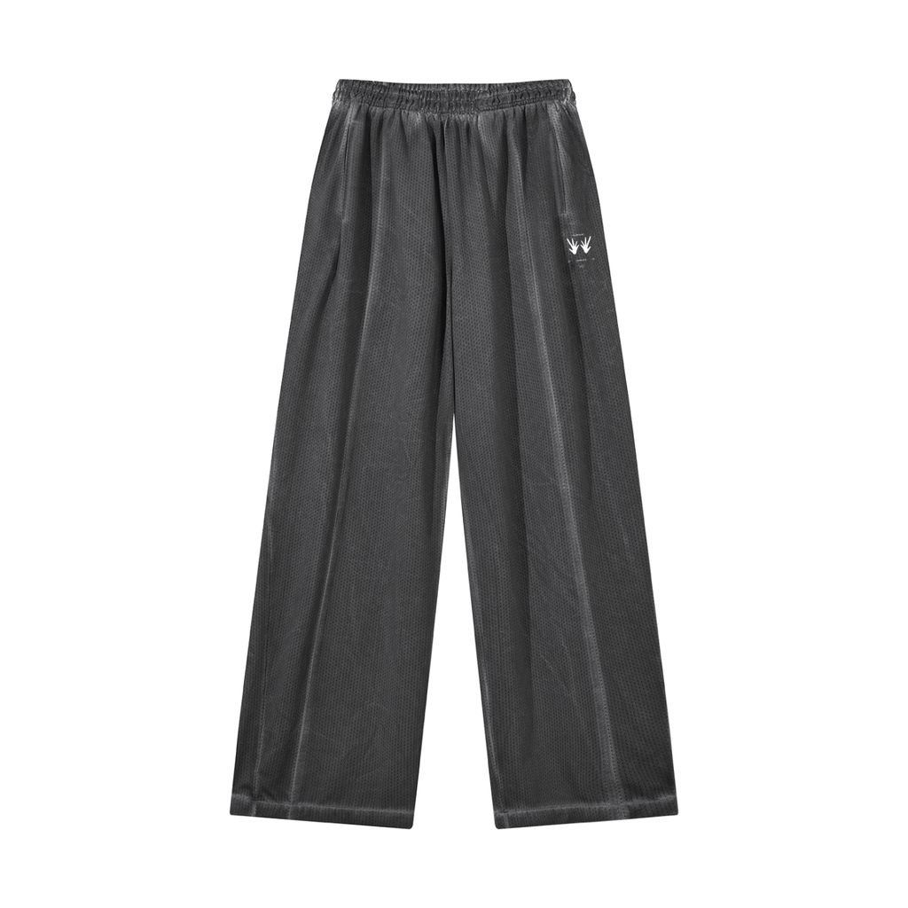 Unisex SZN2 Vintage Wash Wide Leg Mesh Sweatpants
