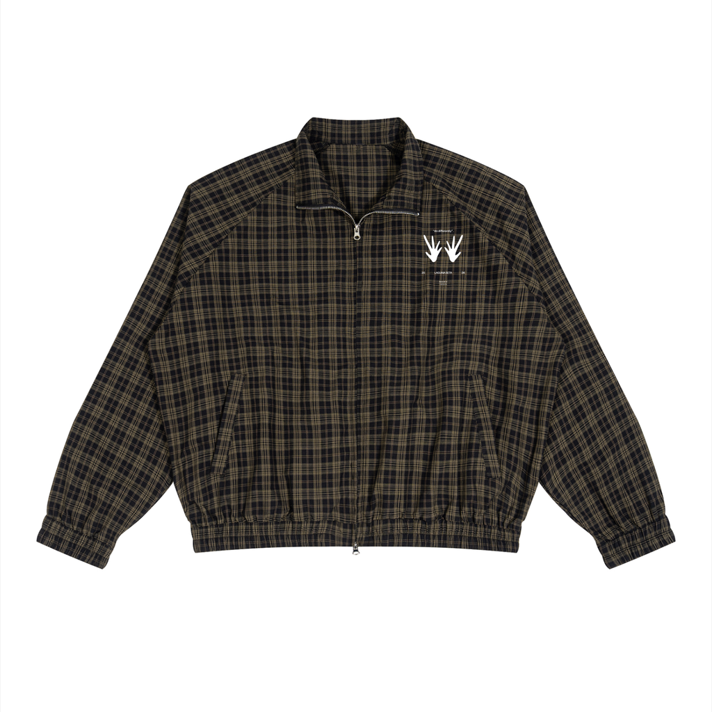 Unisex SZN2 Plaid Full-Zip Track Jacket