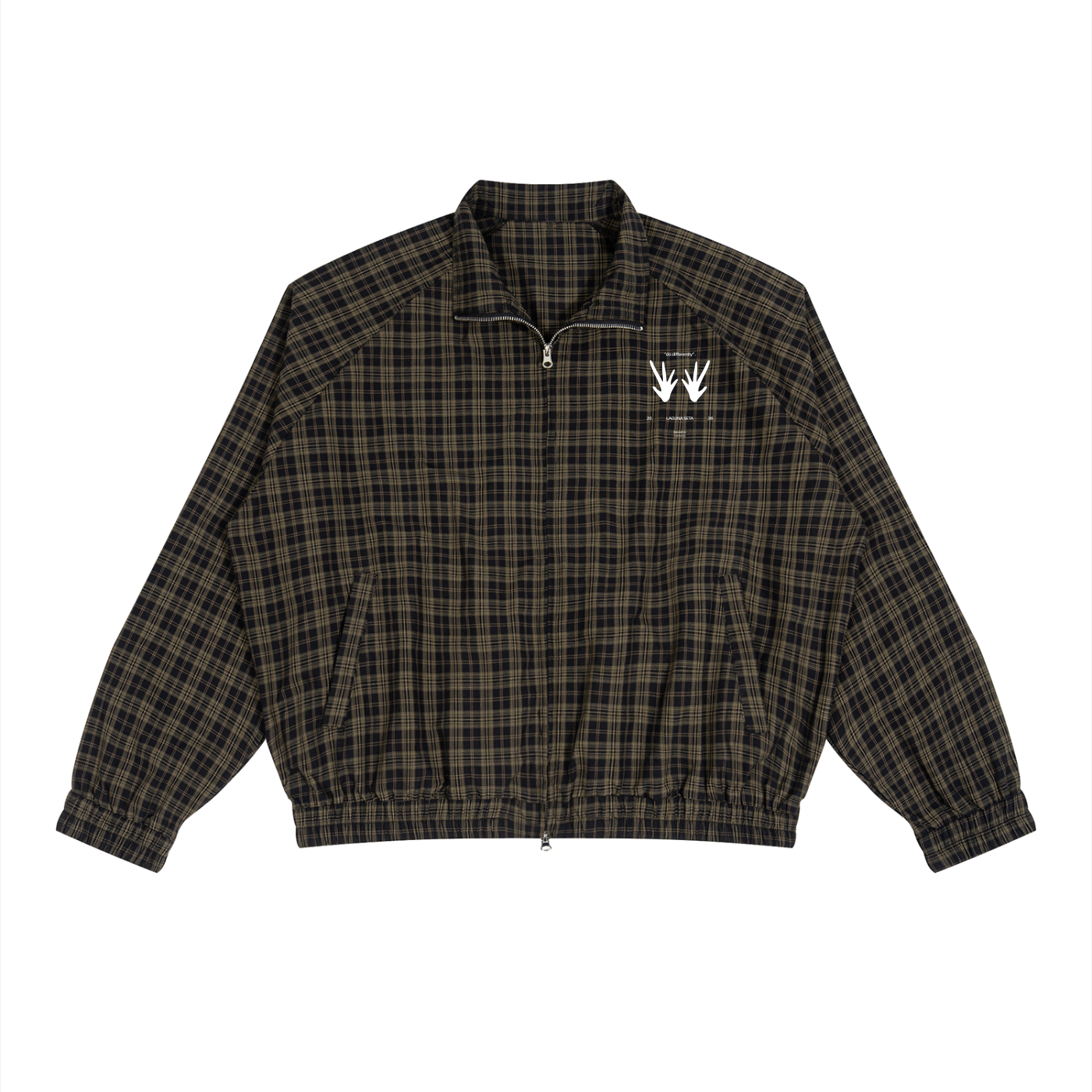 Unisex SZN2 Plaid Full-Zip Track Jacket