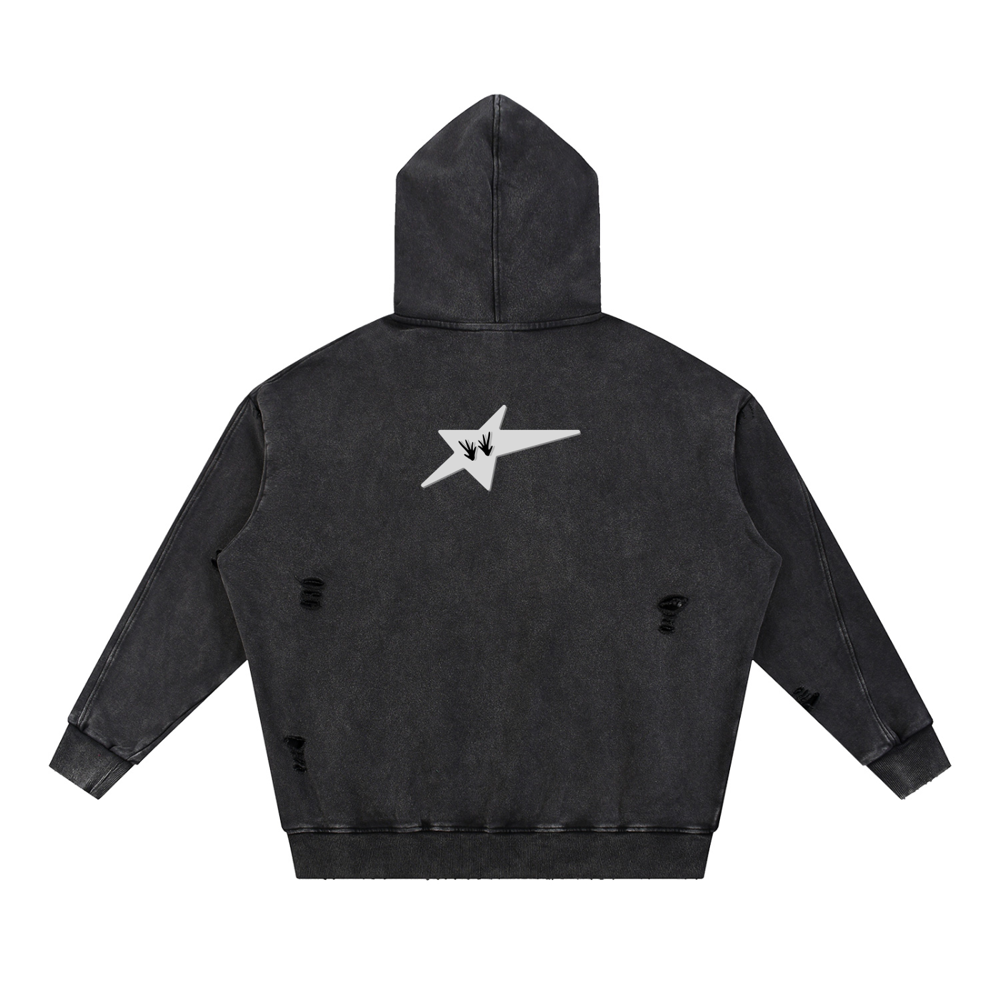 ATC Snow Washed Rugged Panel Pocket Hoodie