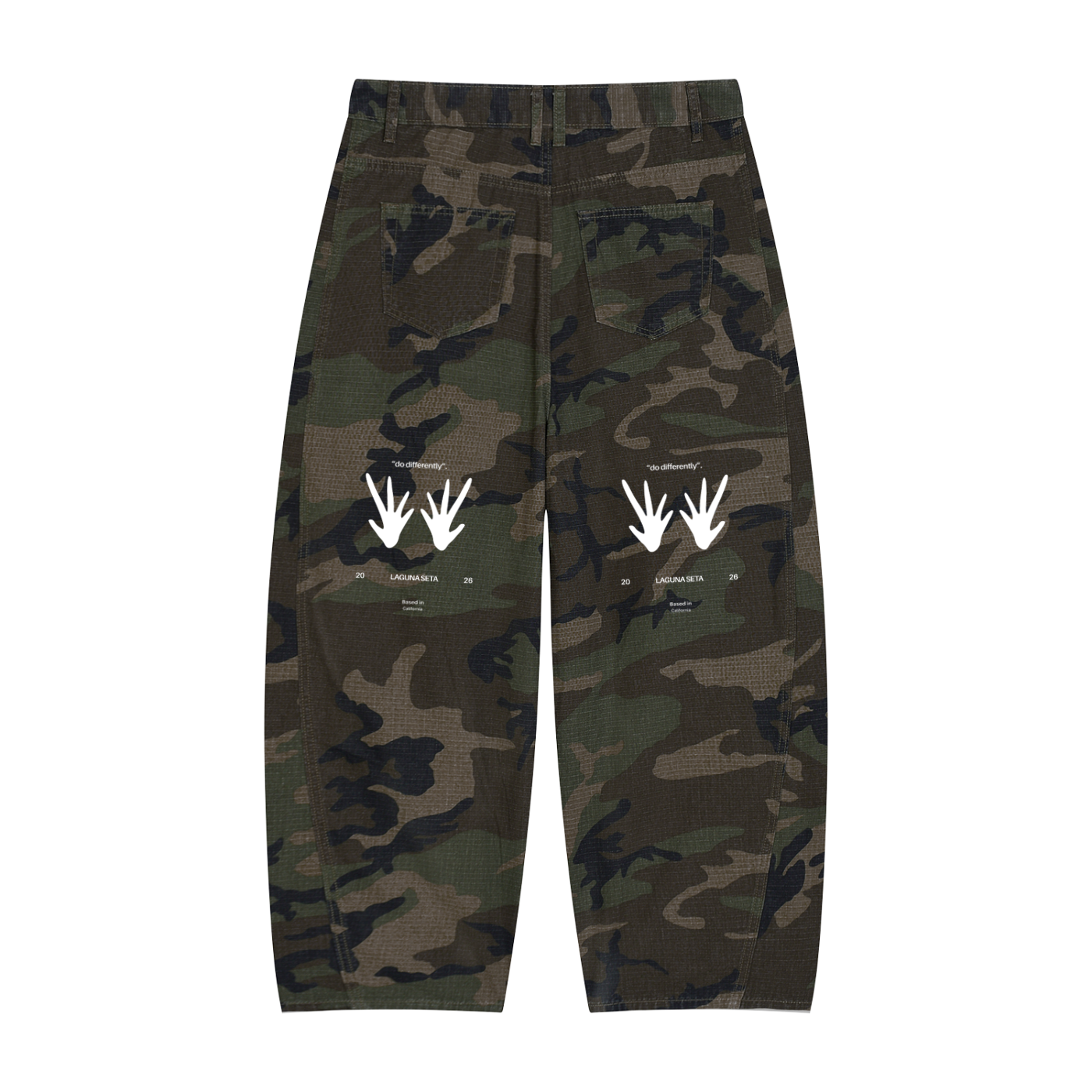 Unisex SZN2 Camo Barrel Leg Cargo Pants