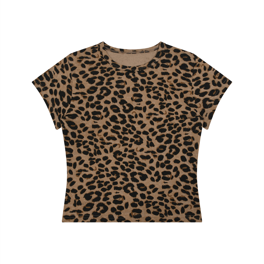 ATC Leopard Print Crop Top