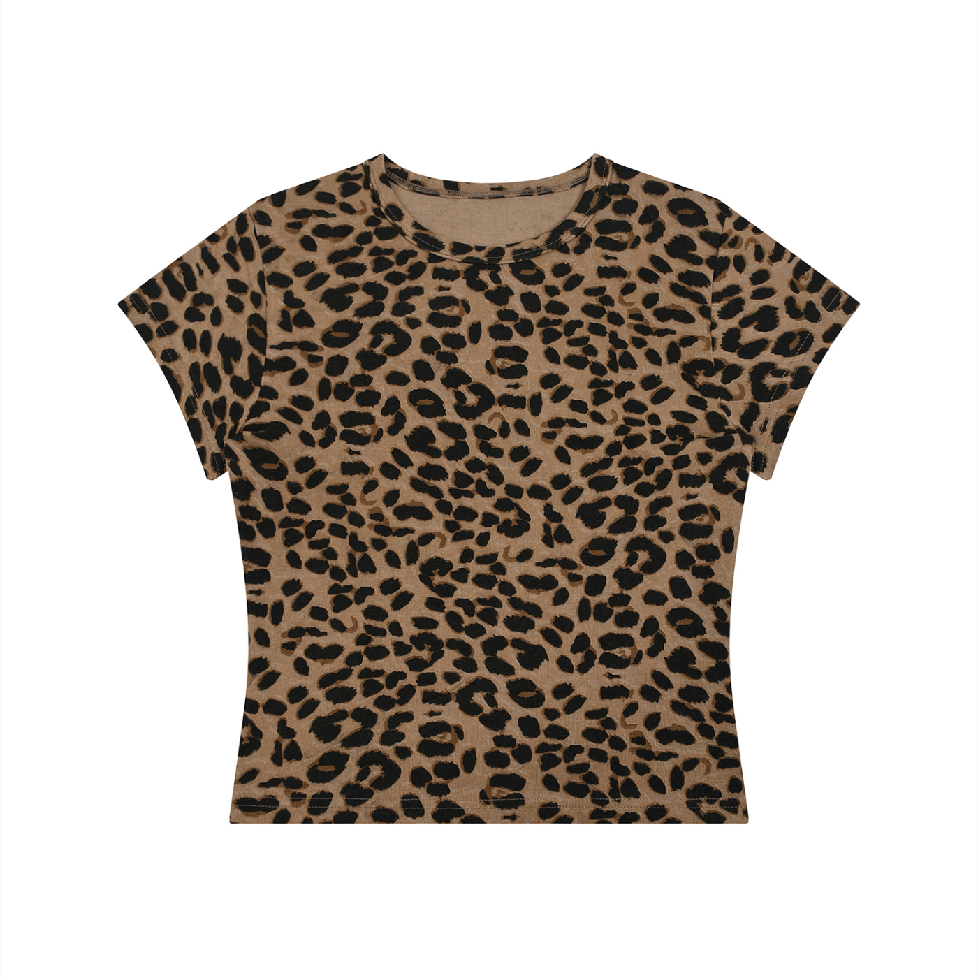 ATC Leopard Print Crop Top