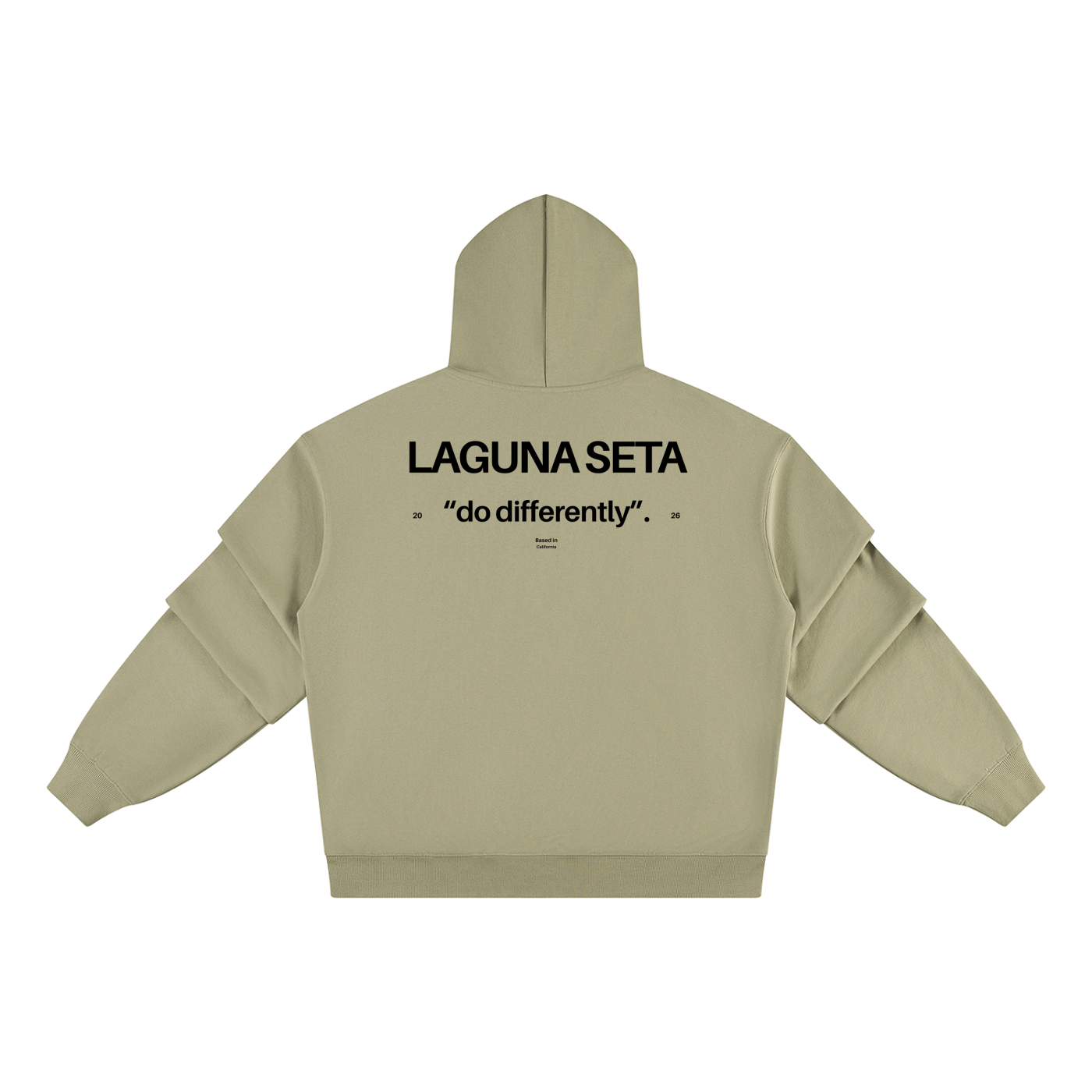 ATC Heavyweight Ruched Sleeves Hoodie