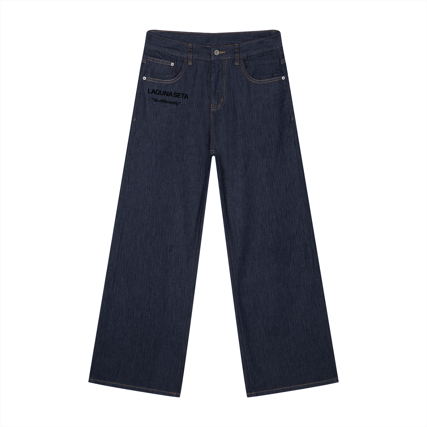 Unisex SZN2 Loose Fit Wide Leg Jeans