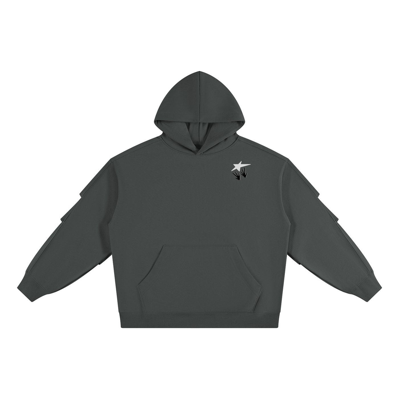 ATC Heavyweight Ruched Sleeves Hoodie