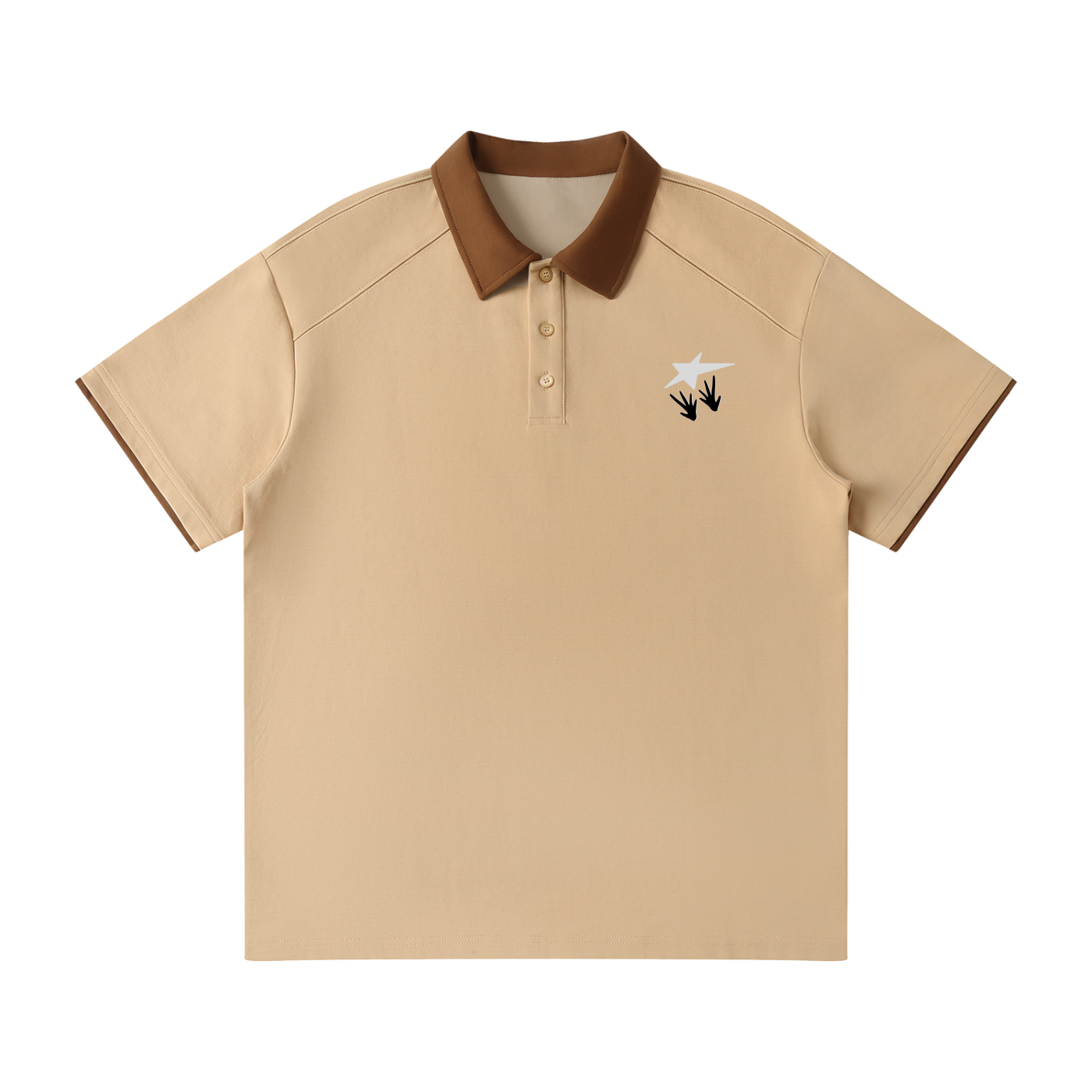 ATC Simple Contrast Collar Polo Shirt