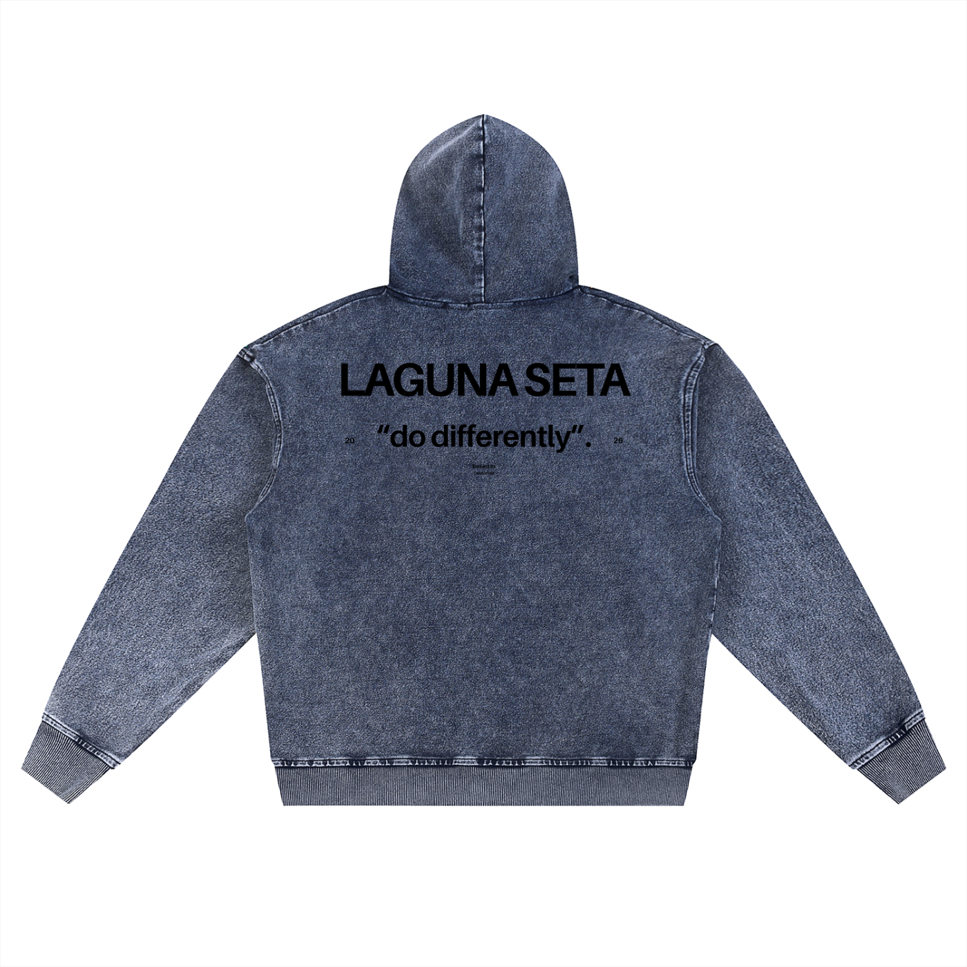 Unisex SZN2 Snow Wash Oversized Zip-Up Hoodie