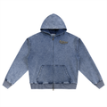 Unisex SZN2 Snow Wash Oversized Zip-Up Hoodie