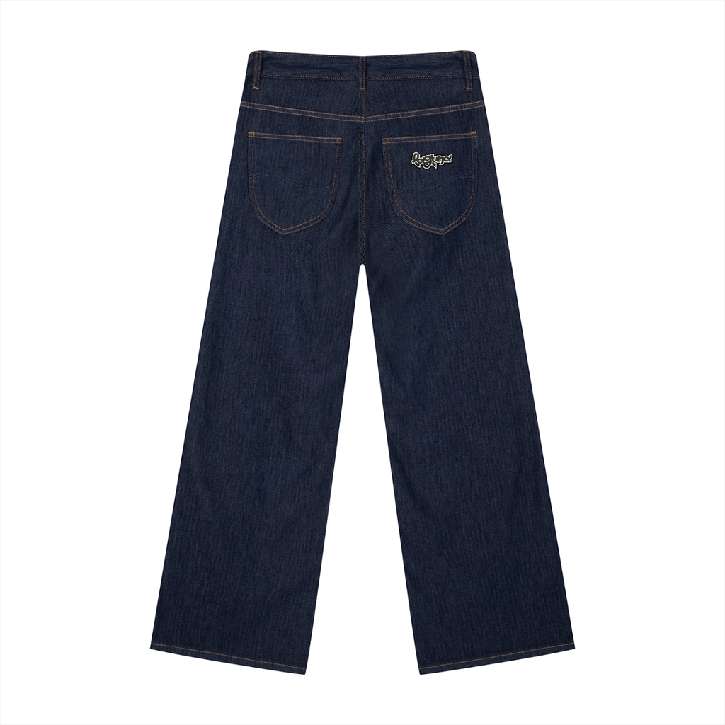 Unisex SZN2 Loose Fit Wide Leg Jeans