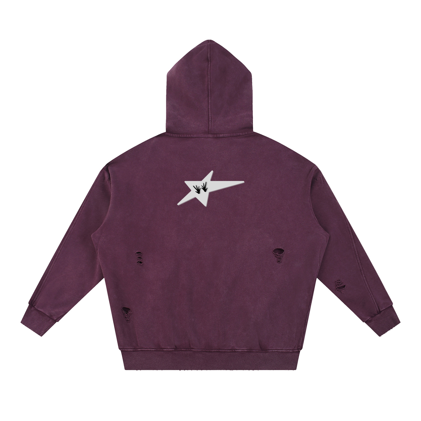 ATC Snow Washed Rugged Panel Pocket Hoodie