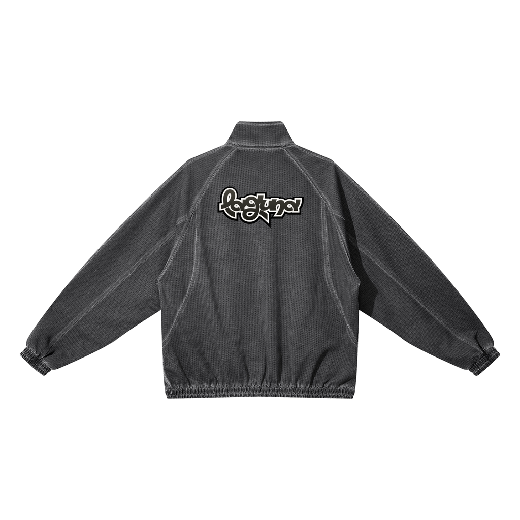 Unisex SZN2 Vintage Wash Full Zip Mesh Jacket