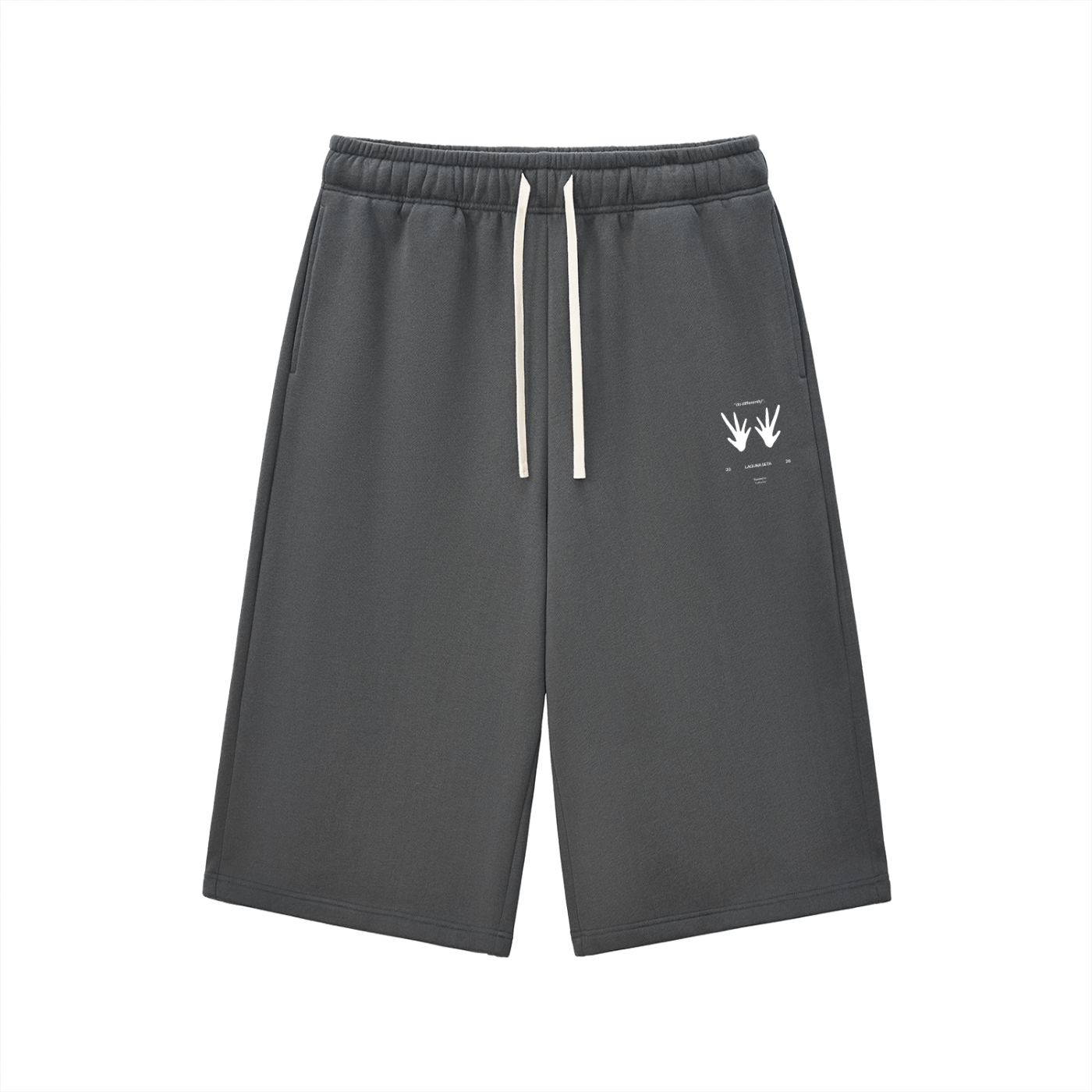 Unisex Relaxed SZN2 Drawstring Three-quarter Sweatpants