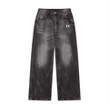 Unisex Vintage Wash SZN2 Wide Leg Jeans