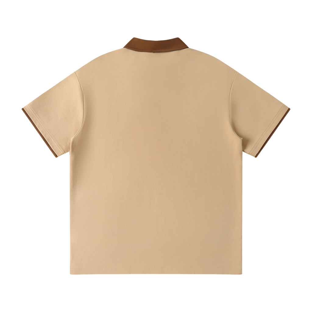 ATC Simple Contrast Collar Polo Shirt