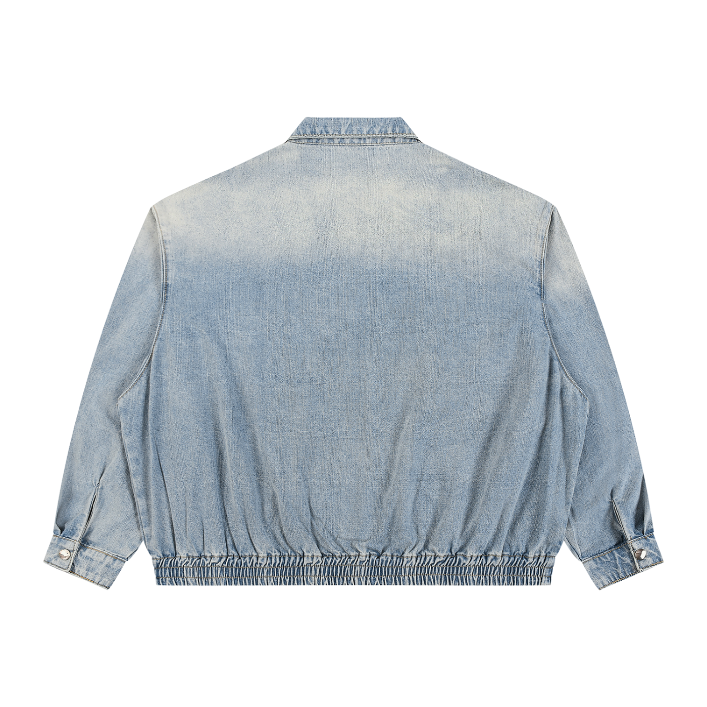 Unisex Vintage Wash SZN2 Full-Zip Denim Jacket