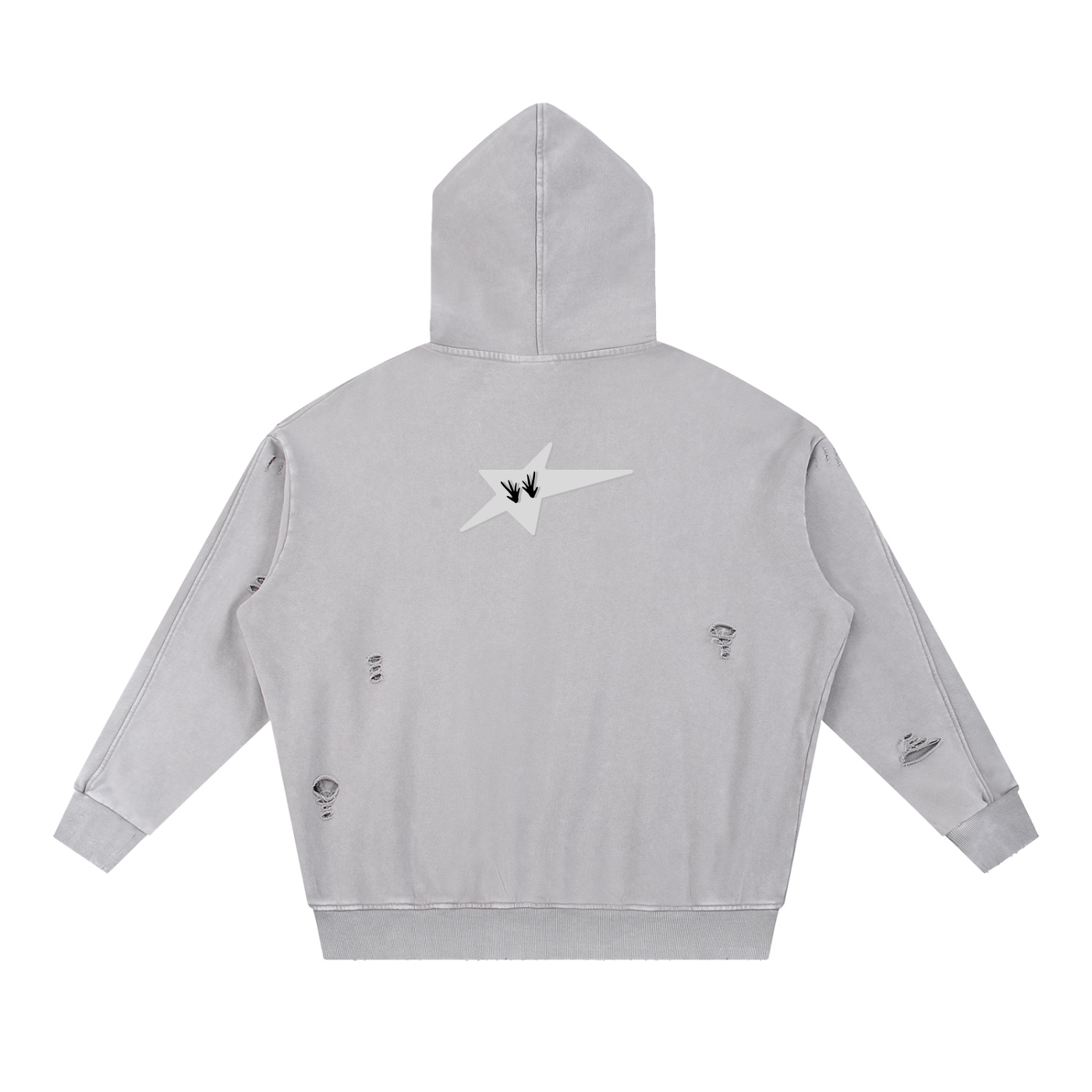 ATC Snow Washed Rugged Panel Pocket Hoodie