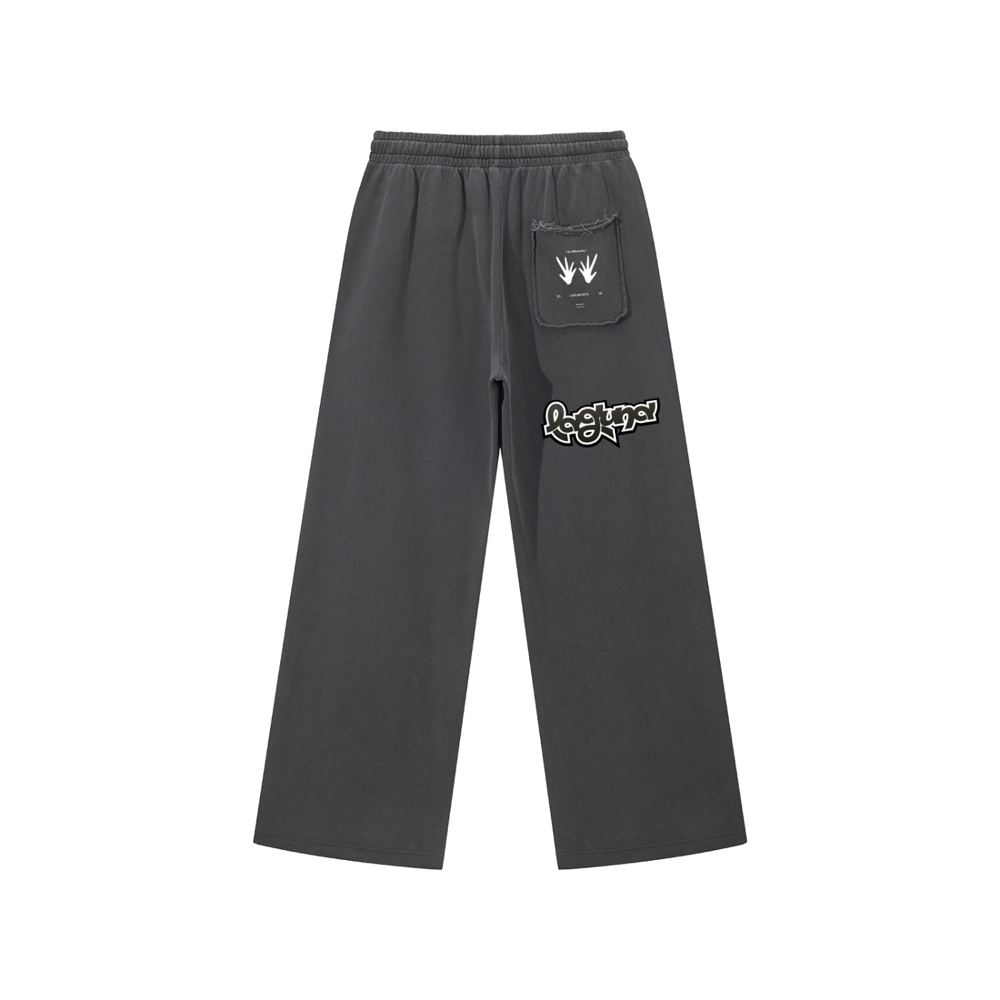 Unisex SZN2 Snow Washed Raw Edge Sweatpants