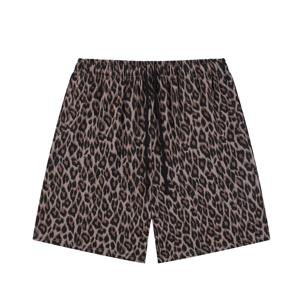 SZN2 Unisex Heavyweight Leopard Drawstring Shorts