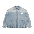 Unisex Vintage Wash SZN2 Alternative Full-Zip Denim Jacket