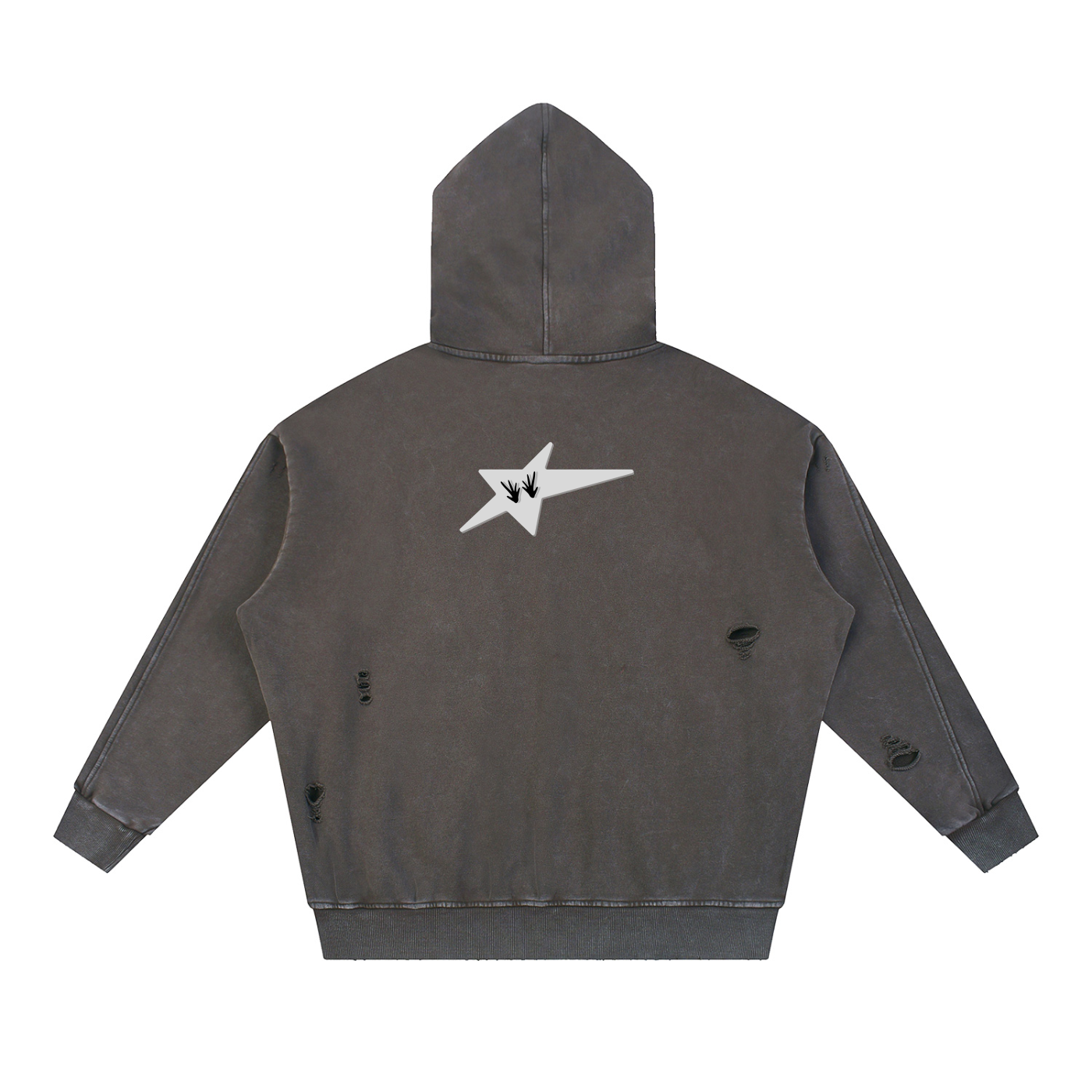 ATC Snow Washed Rugged Panel Pocket Hoodie