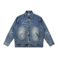 ATC Vintage Wash Zip Up Denim Jacket