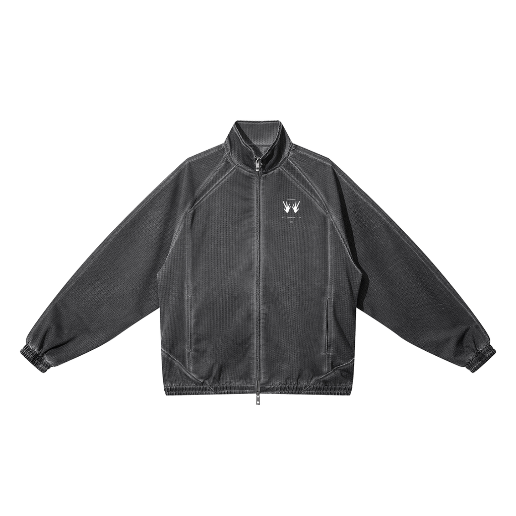 Unisex SZN2 Vintage Wash Full Zip Mesh Jacket