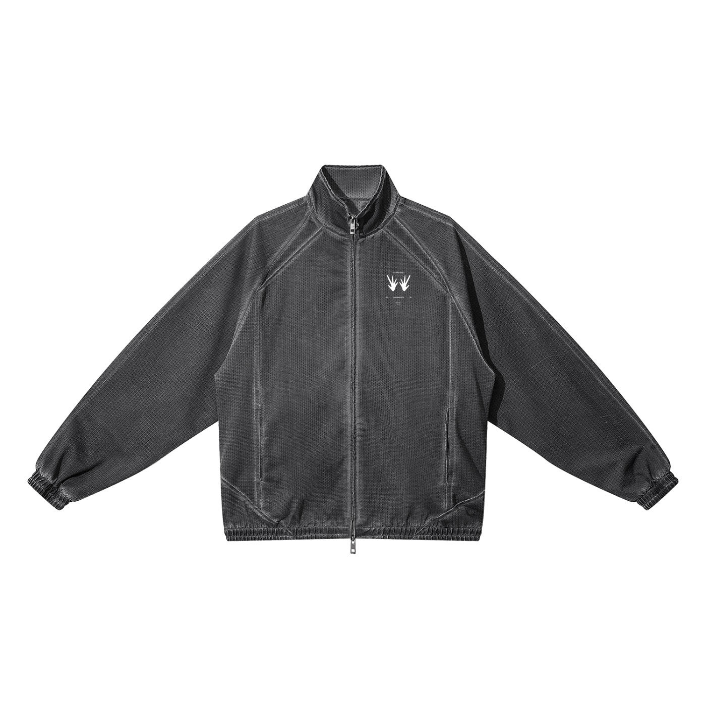 Unisex SZN2 Vintage Wash Full Zip Mesh Jacket