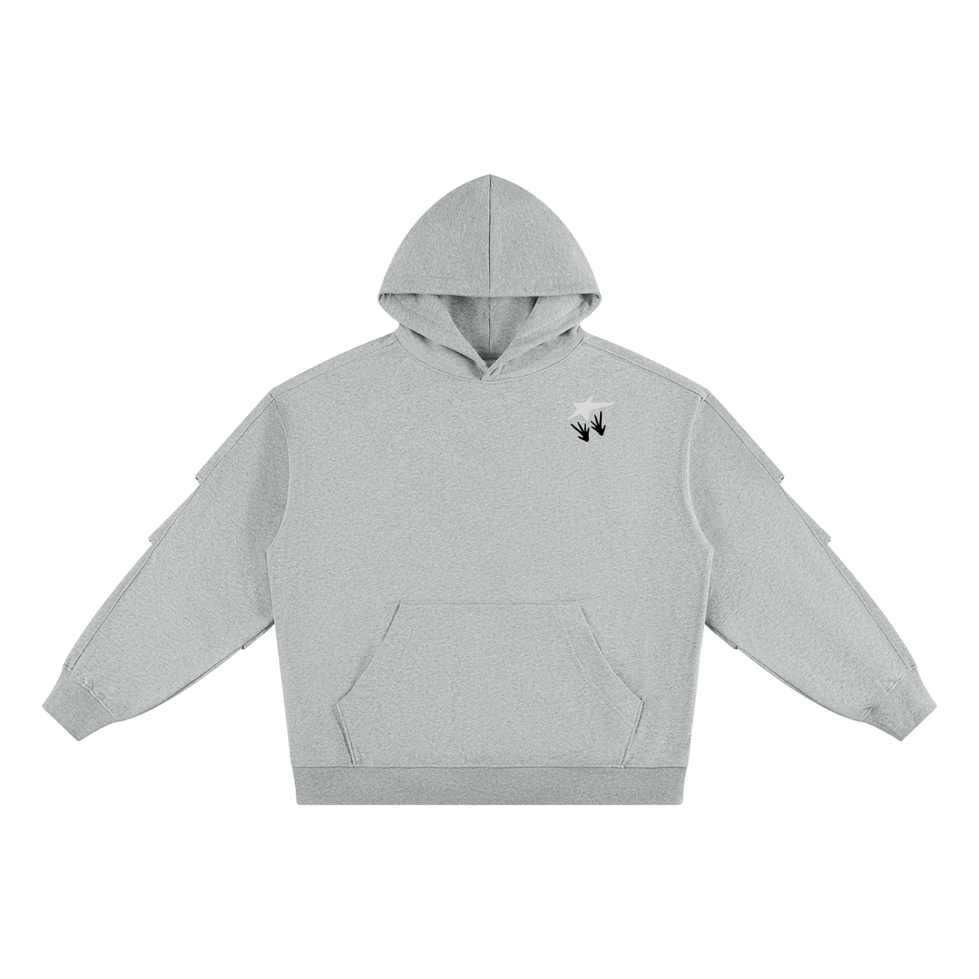 ATC Heavyweight Ruched Sleeves Hoodie