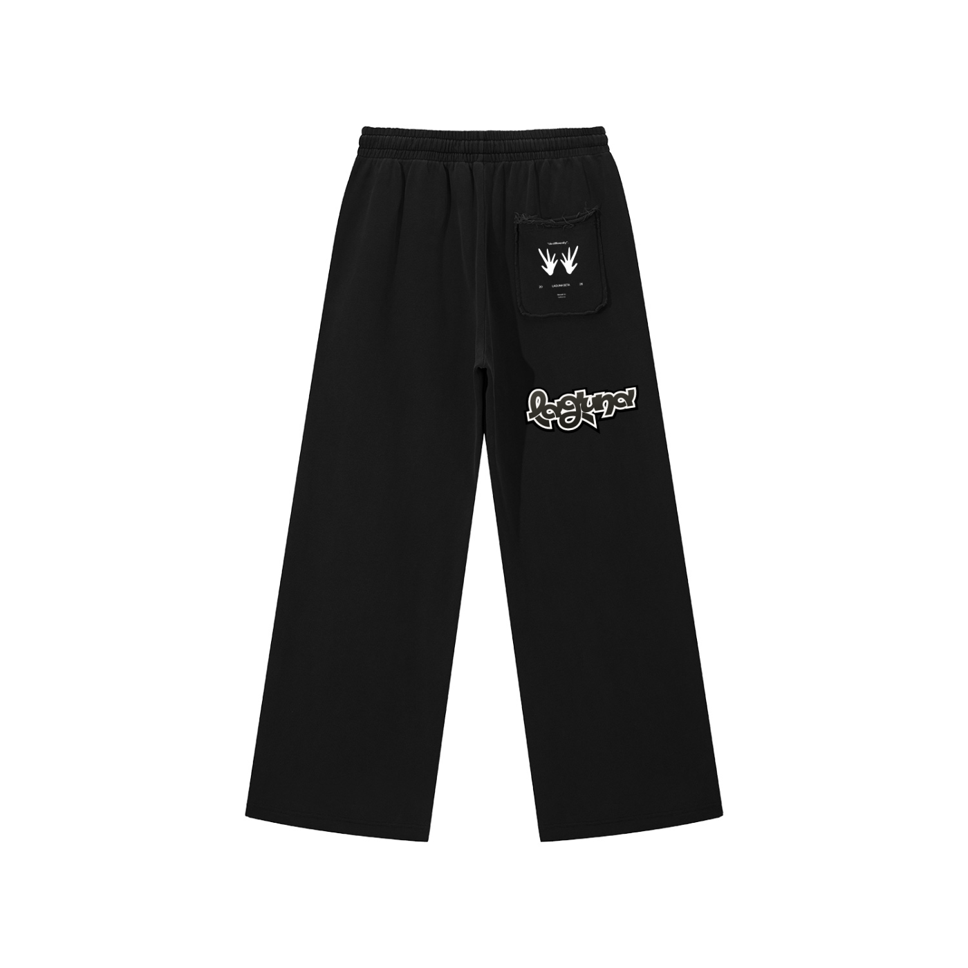 Unisex SZN2 Snow Washed Raw Edge Sweatpants