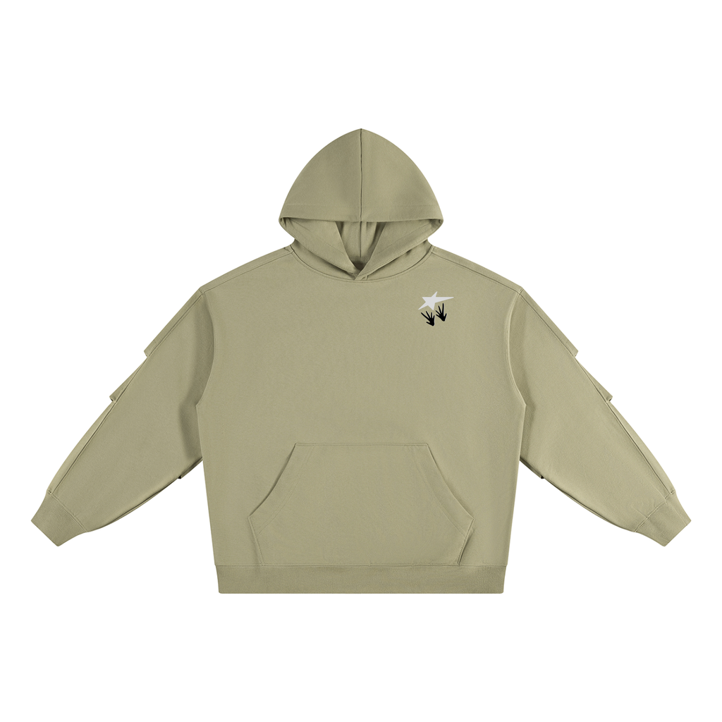 ATC Heavyweight Ruched Sleeves Hoodie